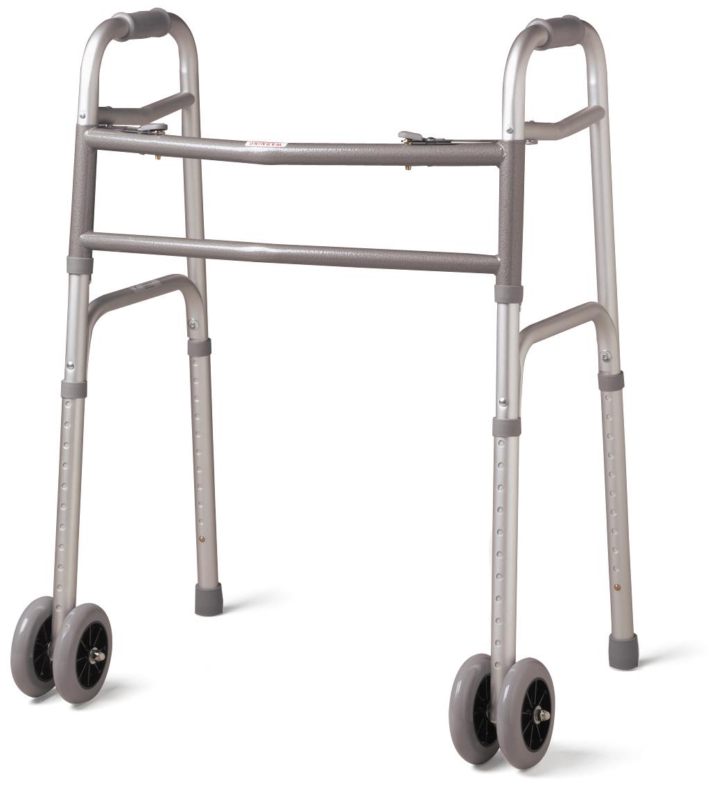 Premium Extra Wide Bariatric Walker for Adults - Heavy Duty Mobility Aid with Adjustable Height for Home & Outdoor Use