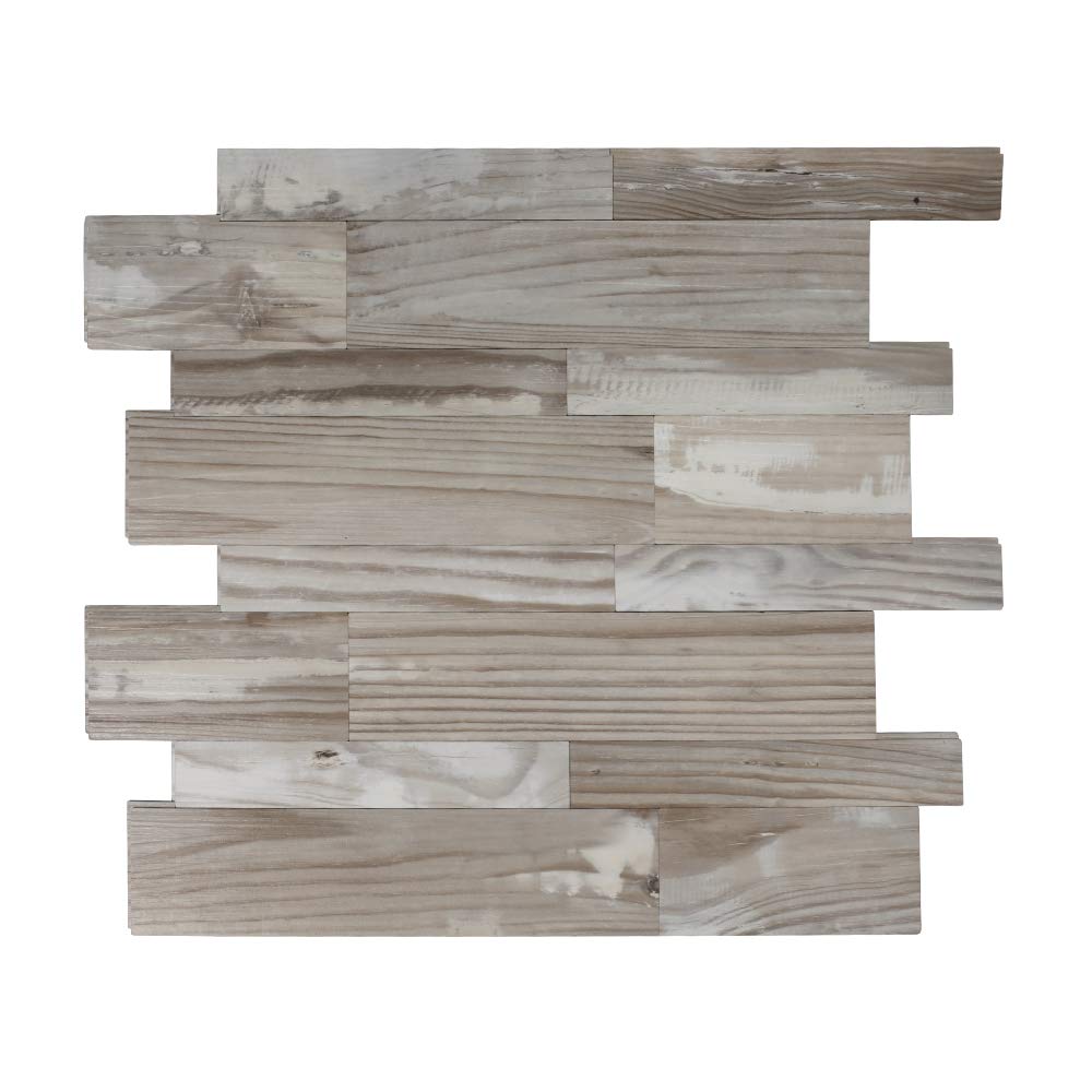 Avant Decor 8-Pack Stone Composite Subway Tiles - Peel & Stick Kitchen Backsplash for Easy DIY