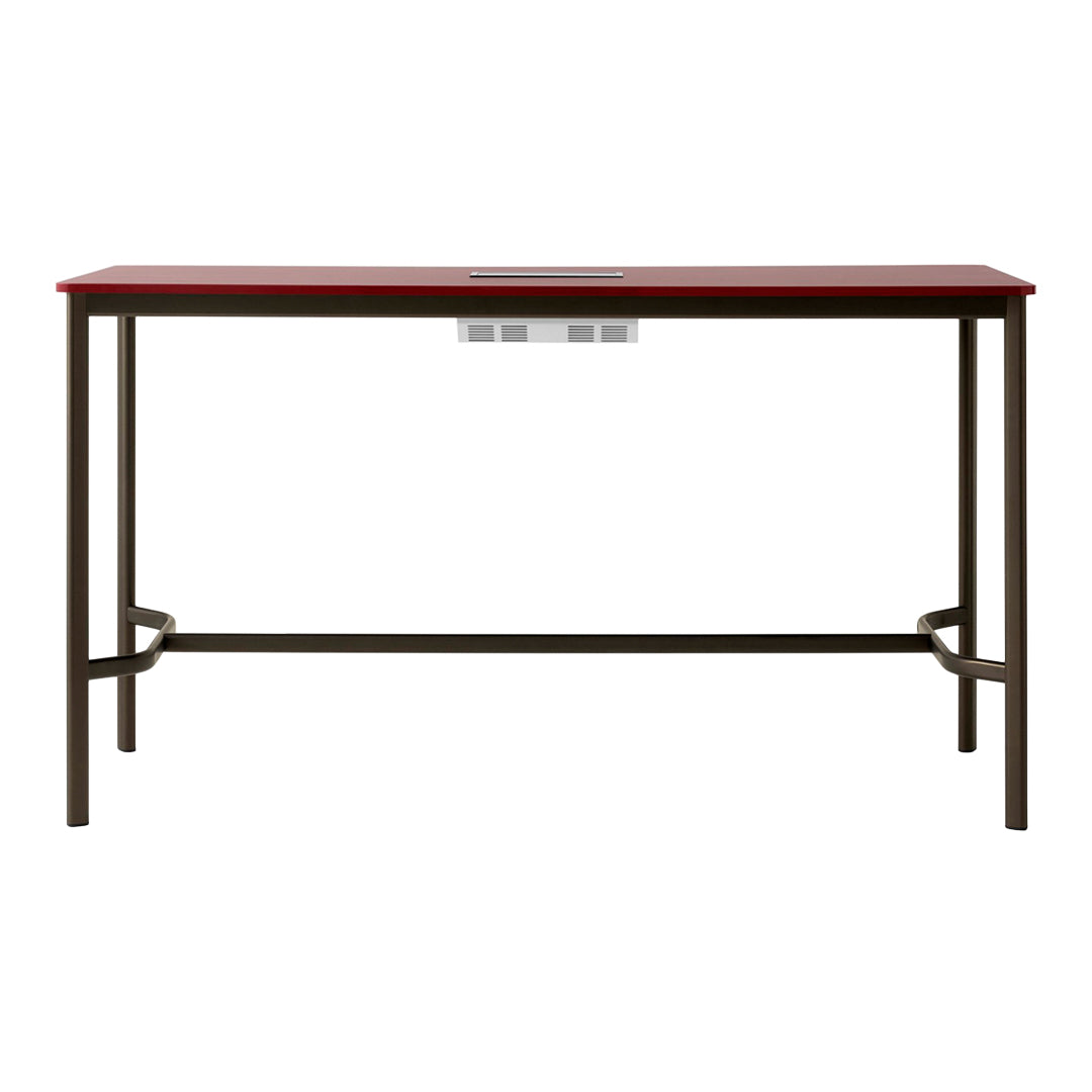 Drip HW64 Modern Bar Table - 36 Inch Height Counter Table for Kitchen, Dining Room & Pub - Rustic Wood & Metal Frame Bar Height Table for Home & Commercial Use