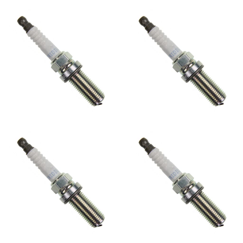 NGK Iridium Racing Spark Plugs (R2558E-10) - Set of 4 - High Performance Spark Plugs for Cars, Trucks & Motorcycles - Perfect for Racing, Off-Road & Daily Driving