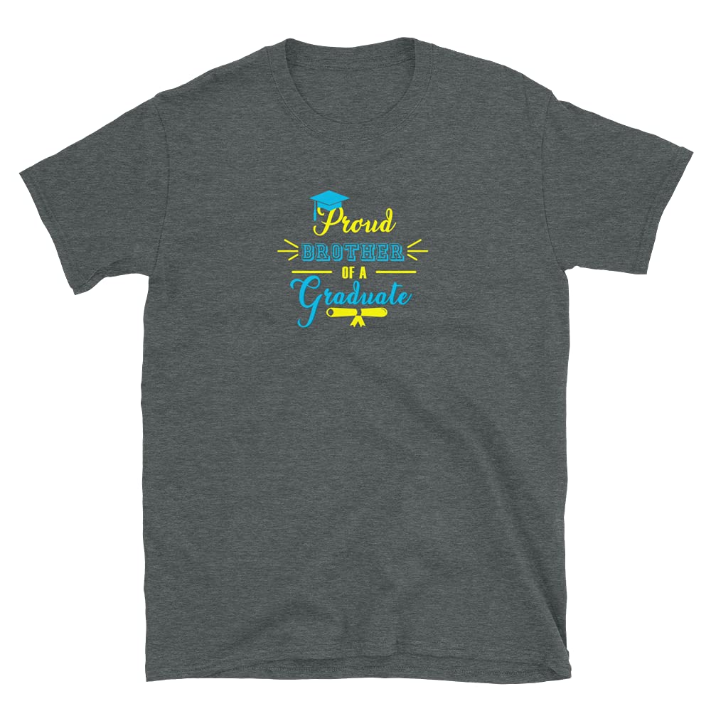 Funny Personalized Graduation Gift Shirt - Proud Relative of Graduate T-Shirt for High School, College, Masters & PhD Grads - Class of 2021 Dark Heather - Perfect for Graduation Parties & Family Photos