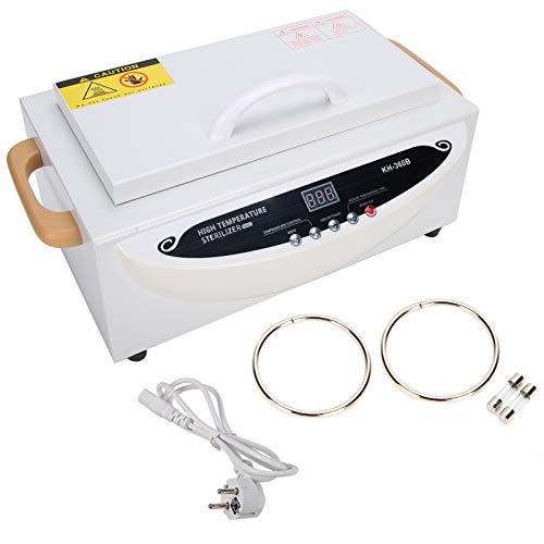 Upgraded Smart High Temperature Nail Tool Sterilizer & Cleaner - Professional UV Sanitizer for Nail Art, Dental, Beauty & Hair Tools - Perfect for Salons, Spas & Home Use