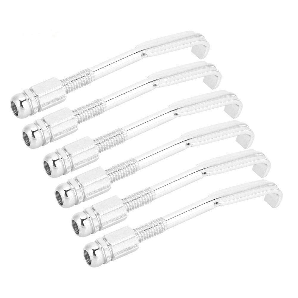 24-Piece Banjo Hook Set - Adjustable Flat & Round Tension Hooks (5.4-6.4cm) for Banjo Repair & Maintenance | Replacement Parts & Accessories for Professional Musicians & DIY Enthusiasts | Perfect for String Changing, Bridge Adjustment & Instrument Customization