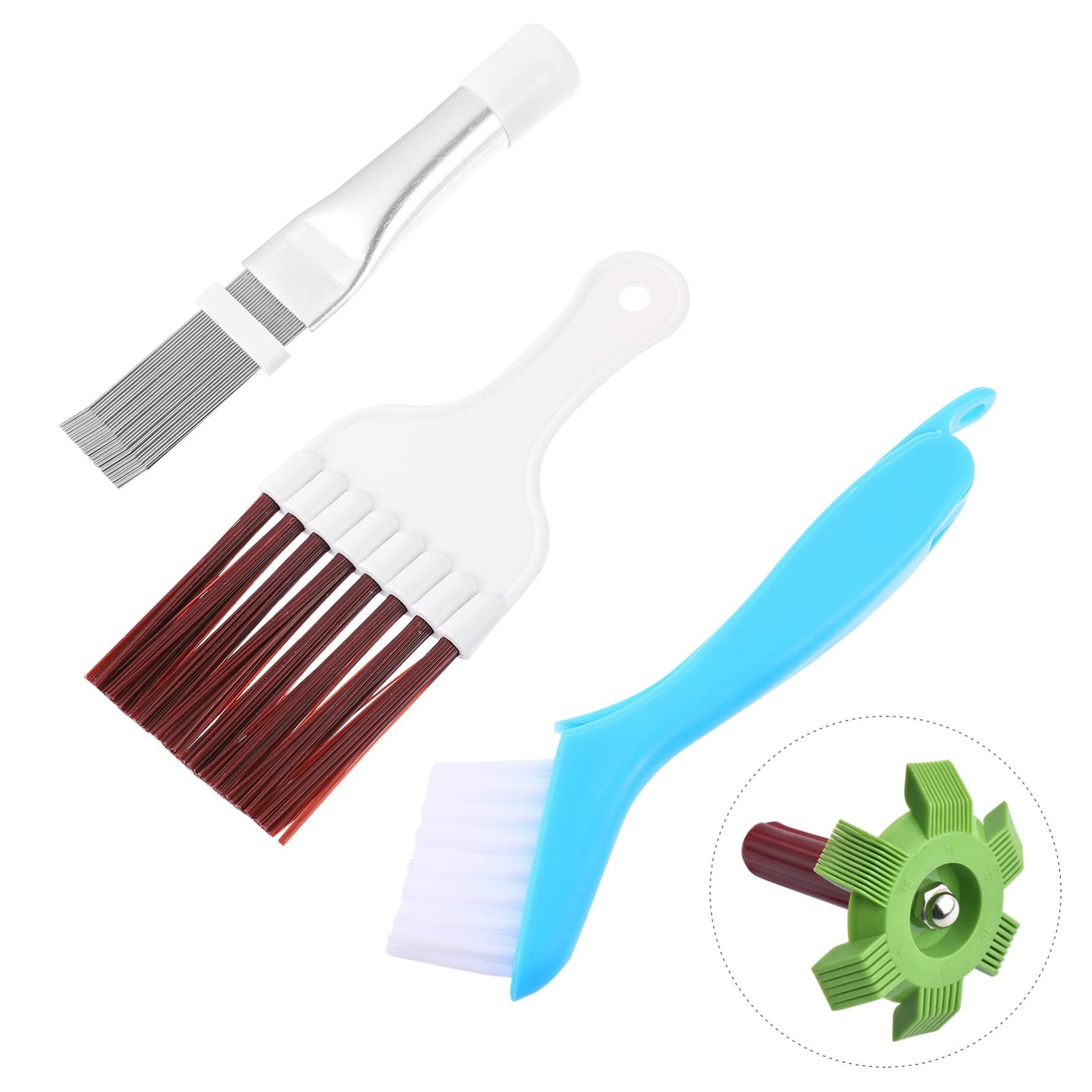 Baluue AC Coil Brush Comb Set - Universal Air Conditioner Cleaning Brush for AC Fins, Condenser Coils & HVAC Maintenance - Perfect for Home, Office & Car AC Unit Cleaning