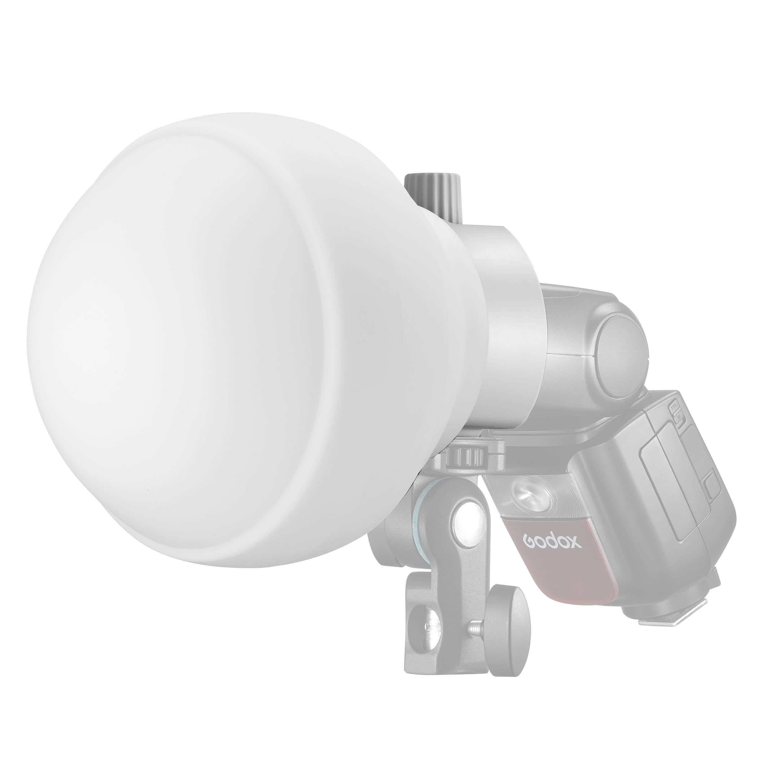 ML CD15 Silicone Rubber Omni-Directional Diffusion Sphere - Professional Lighting Accessory for Photography, Videography & Studio Lighting (Weatherproof & Durable) - Perfect for Soft Light Diffusion in Portraits, Product Shots & Film Sets