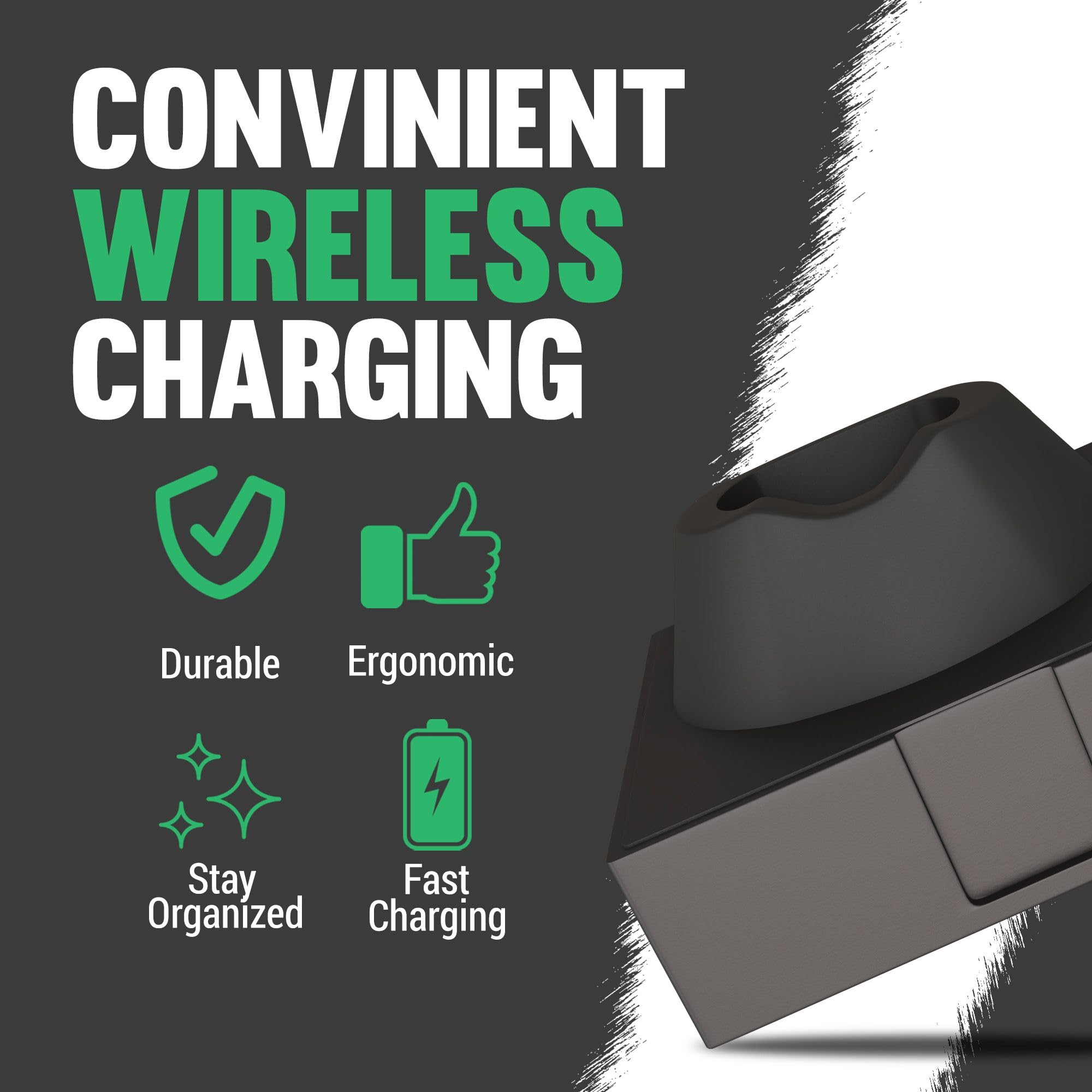 Wahl Detailer Cordless Trimmer Charger - Tomb 45 Power Pod Wireless Charging Dock - High Performance Battery Charger for Wahl Clippers & Trimmers - Perfect for Home Barbering & Professional Grooming