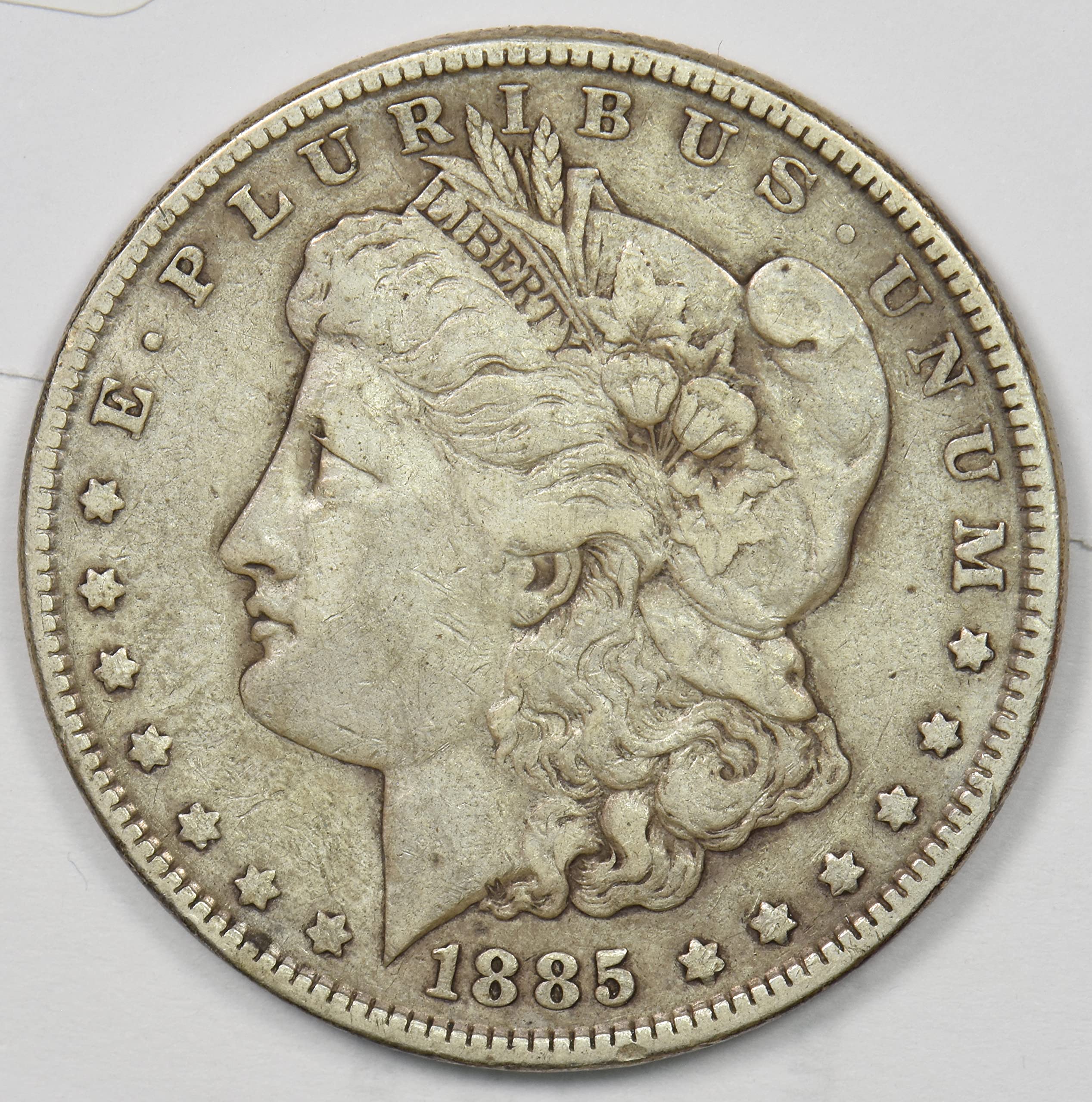 1885 Morgan Silver Dollar Coin - VF+ Condition | Rare Collectible US Coin for Investment & Gifts | Perfect for Coin Collectors & History Enthusiasts