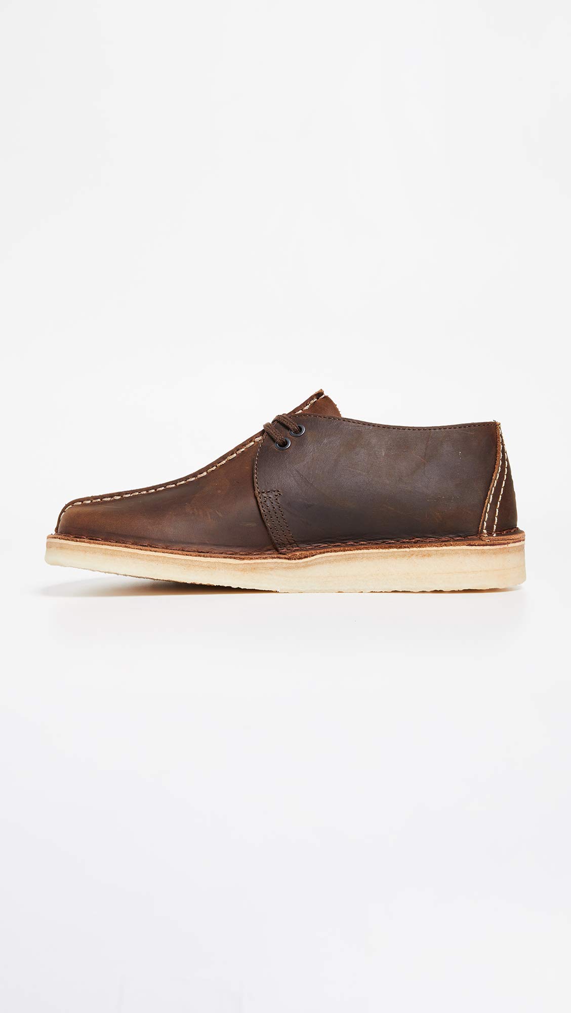 Clarks Men's Desert Trek Moccasin Shoes - Comfortable Casual Loafers for Walking, Travel & Everyday Wear | Premium Leather Slip-Ons for Men