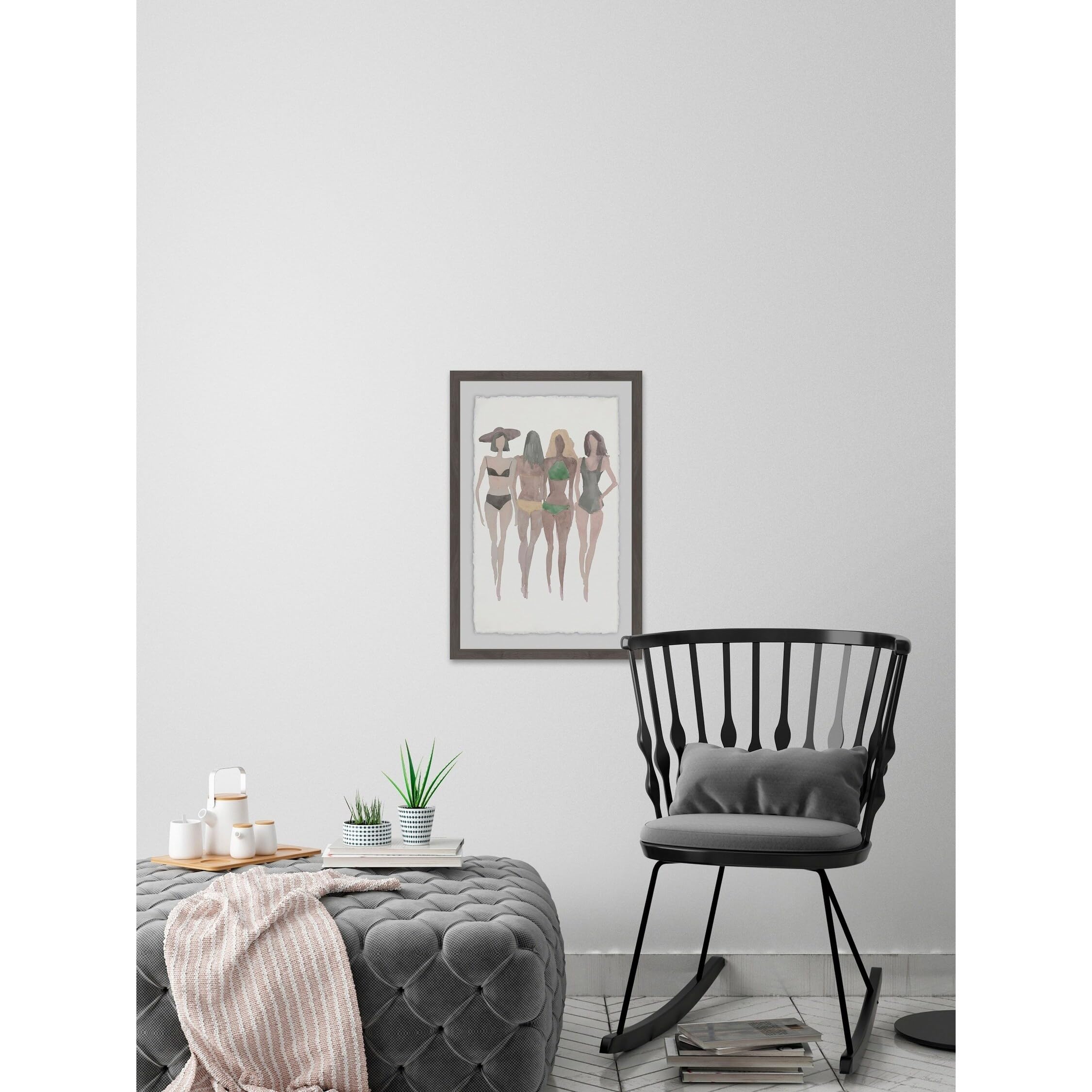 Handmade Beach II Framed Print 20x30 - Coastal Wall Art Decor for Living Room, Bedroom & Office - MARMONT HILL