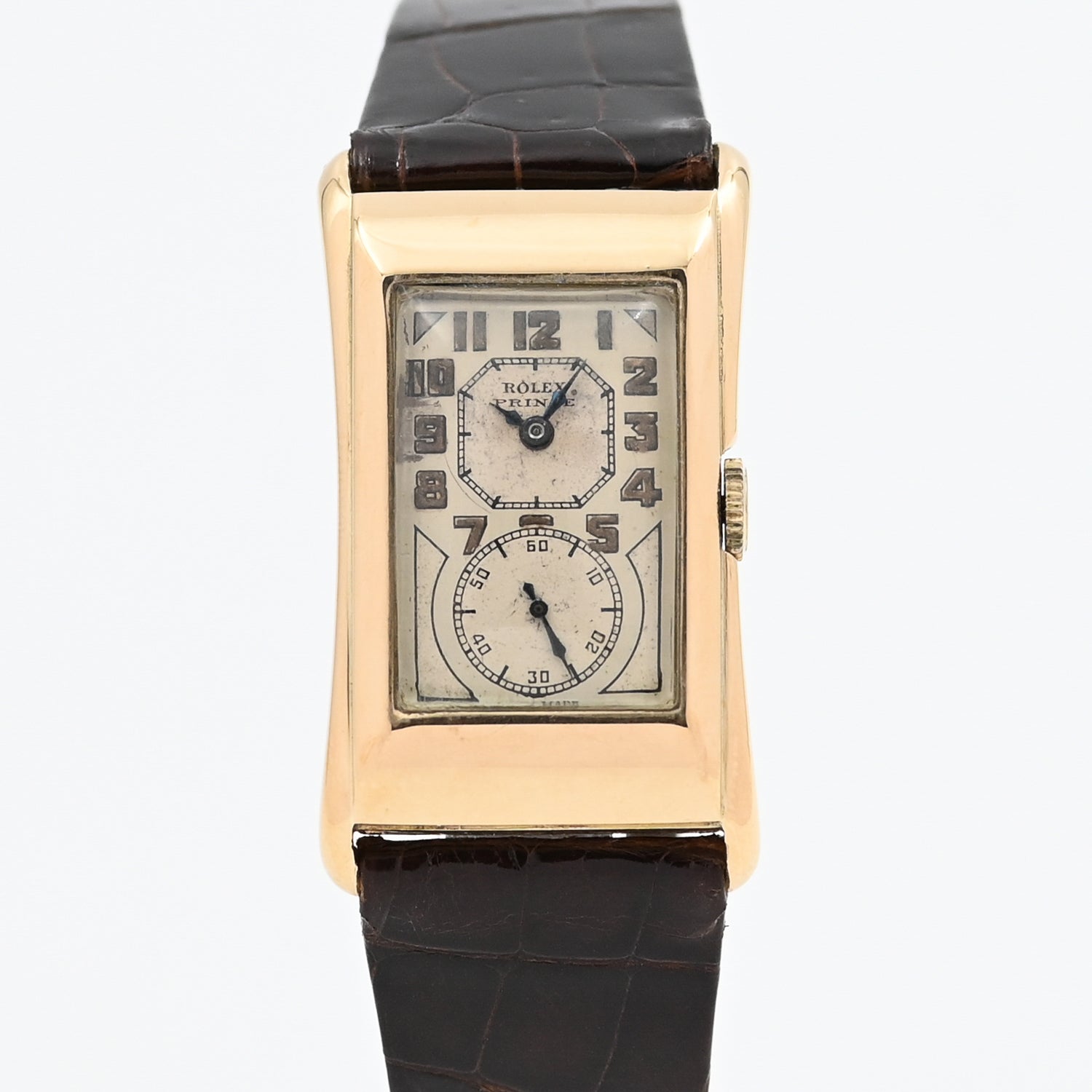 Authentic Rolex Prince Brancard Watch - Luxury Swiss Made Timepiece for Men - Perfect for Business, Formal Events & Collectors