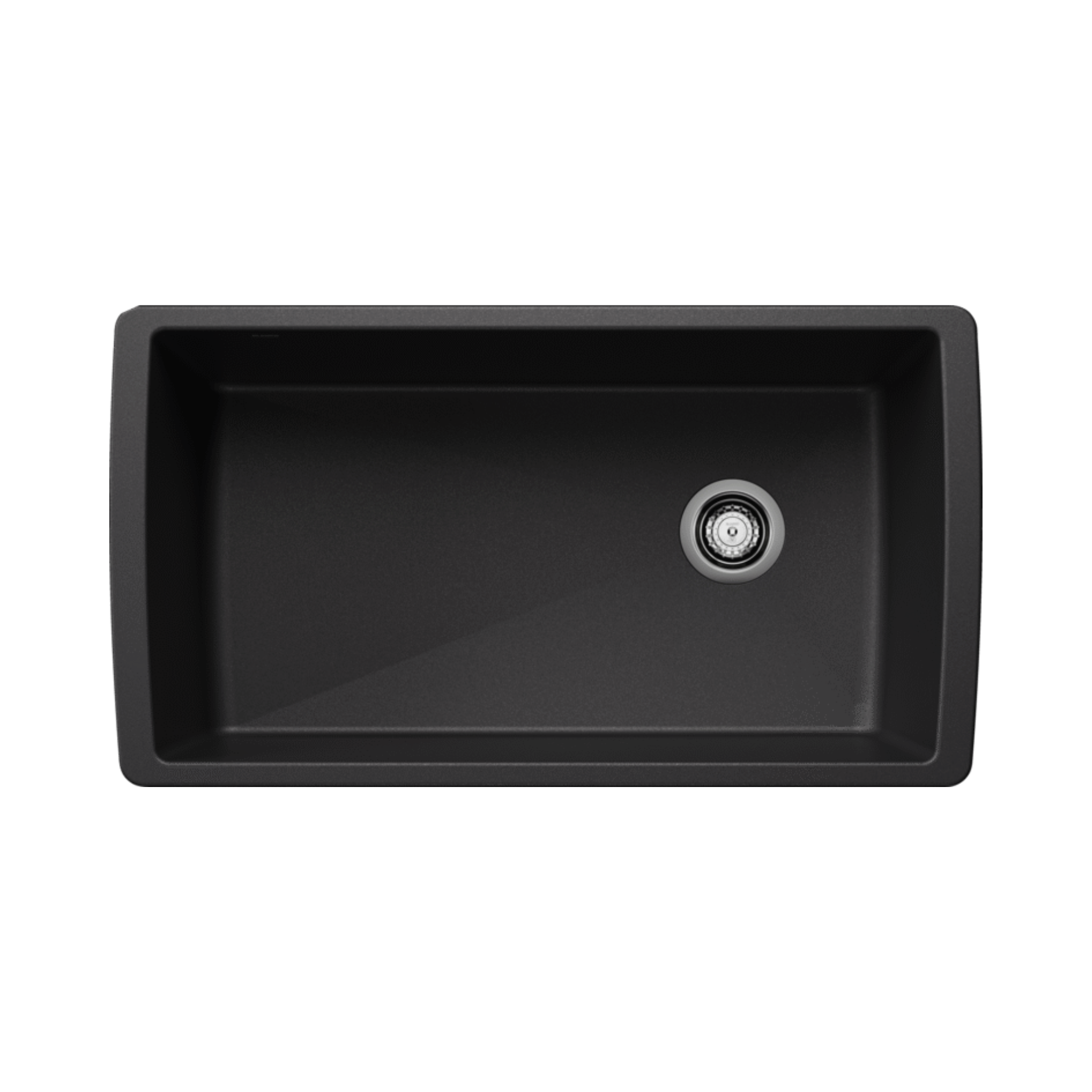 Blanco Diamond Super Single Bowl SILGRANIT Kitchen Sink - Premium Stainless Steel Composite Sink for Modern Kitchens | Perfect for Cooking, Washing Dishes & Food Prep