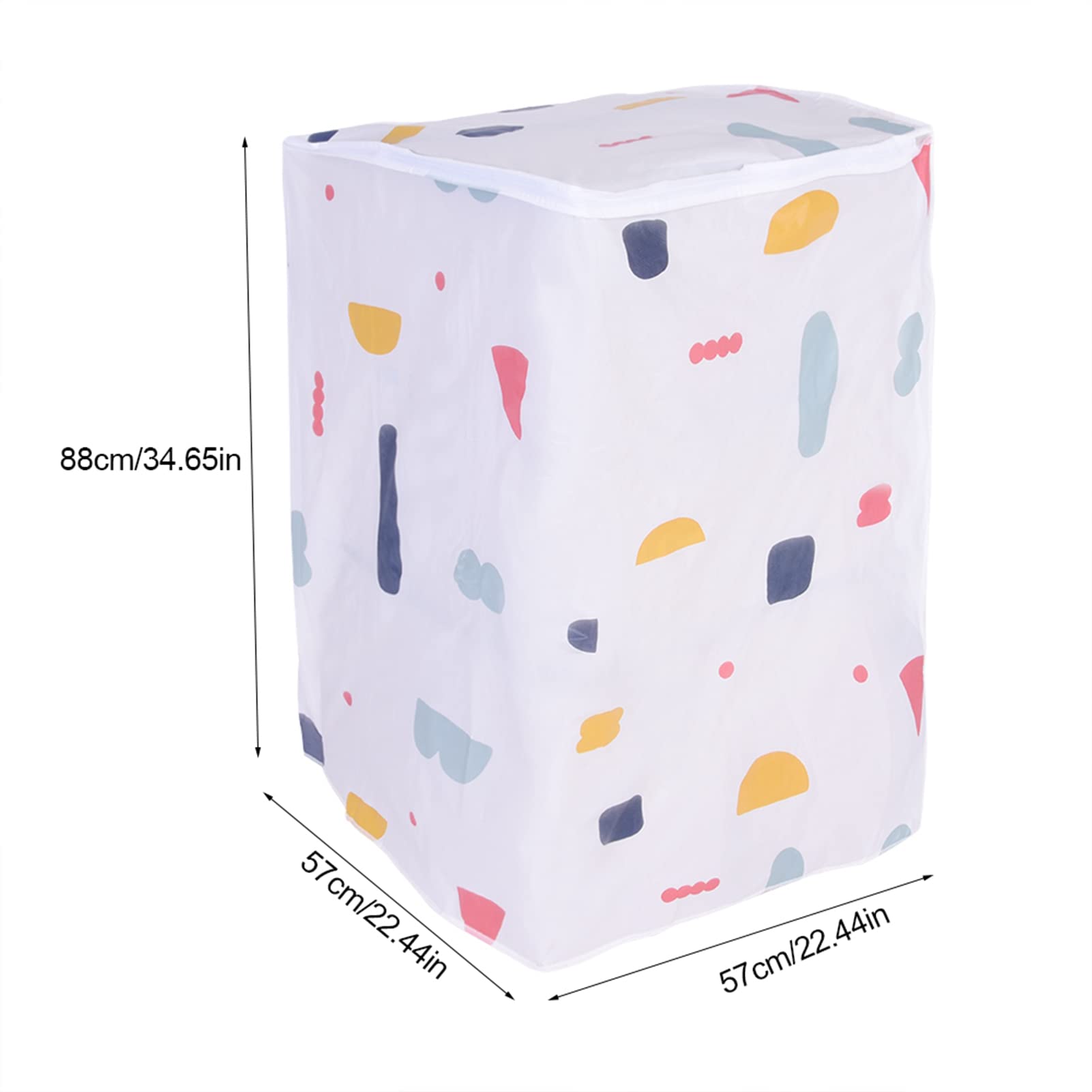 Top Load Washing Machine Cover - Waterproof & Durable Laundry Dryer Protector for Indoor & Outdoor Use - Perfect for Basement, Garage, or Patio Washing Machines