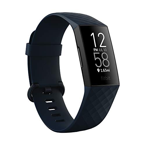 Fitbit Charge 4 Advanced Fitness Tracker with Built-in GPS, Heart Rate Monitor, Sleep Tracking & Fitbit Pay - Blue | Perfect for Running, Swimming & Daily Activity Tracking