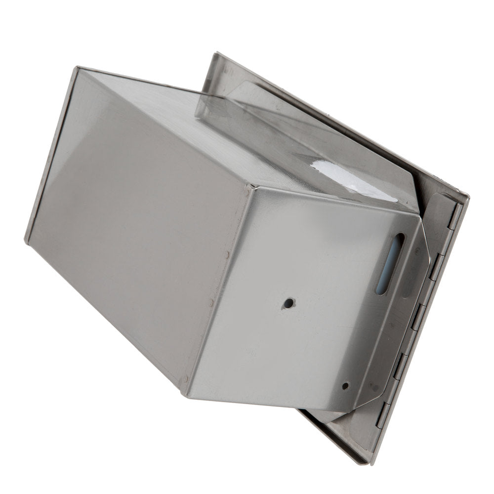 Bobrick B306 TrimLine Series 45 oz. Recessed Soap Dispenser with Satin Finish - Ideal for Commercial Restrooms, Hospitals, and Public Washrooms