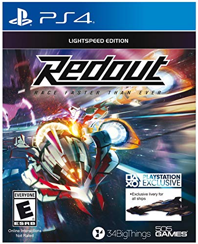 Redout - PlayStation 4 Racing Game | High-Speed Futuristic Arcade Racer | Perfect for Gaming Enthusiasts & Sci-Fi Fans
