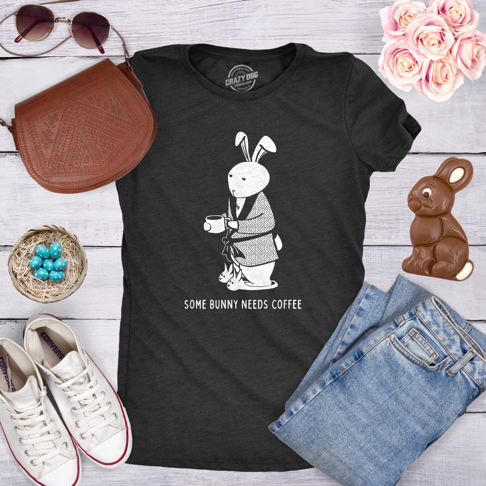 Funny Easter T-Shirts for Women - Cute Chocolate & Candy Graphic Tees - Perfect for Easter Parties, Egg Hunts & Spring Outfits