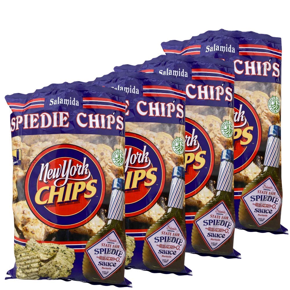 Salamida Spiedie Chips - Authentic Italian-American Flavor - Crunchy Snack for Parties, Picnics & Game Day - Perfect for On-the-Go & Sharing