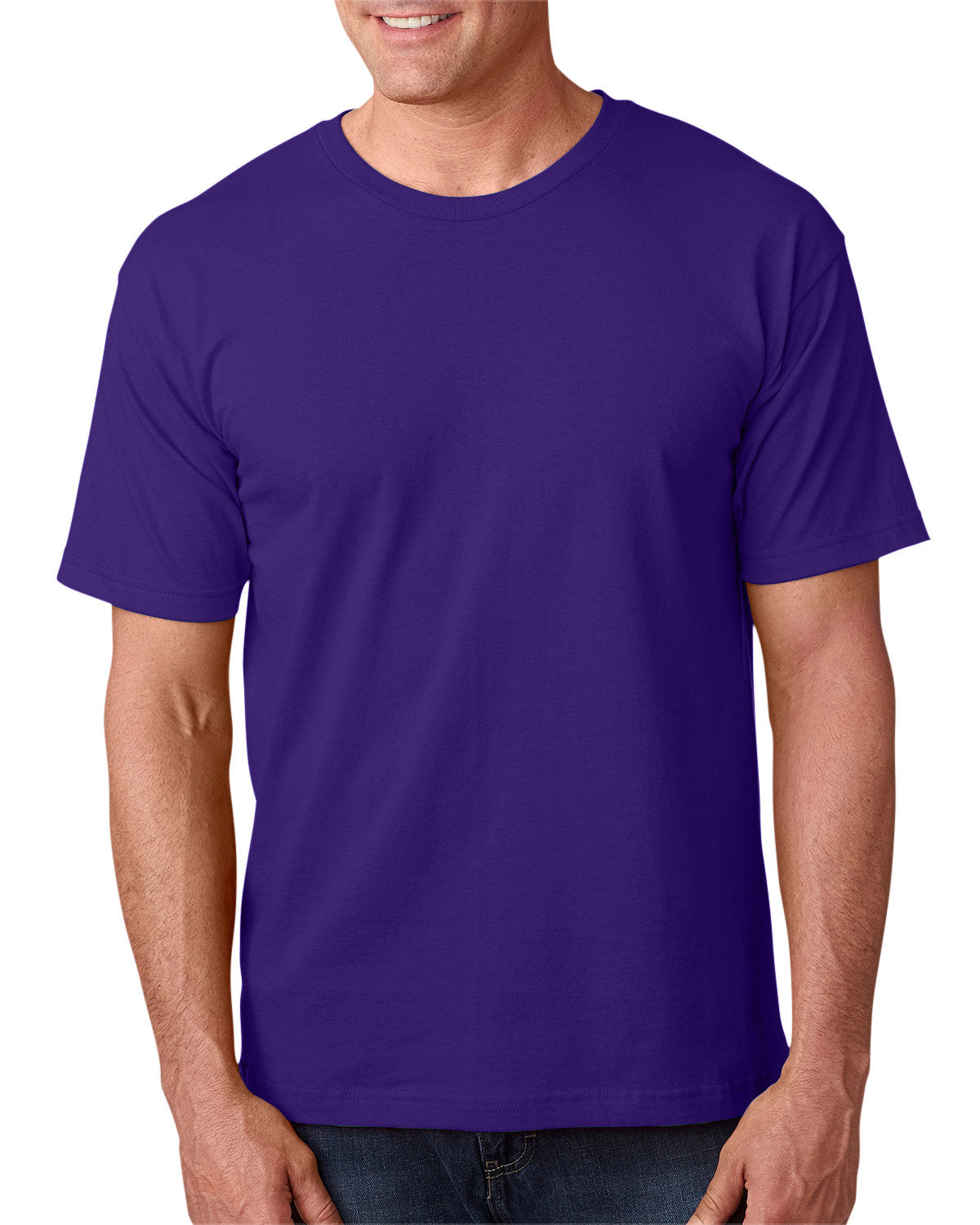 Bayside BA5040 Men's 100% Cotton T-Shirt - Soft Comfortable Crew Neck Tee for Everyday Wear, Casual Outfits & Layering (5.4 oz, Adult Sizes)