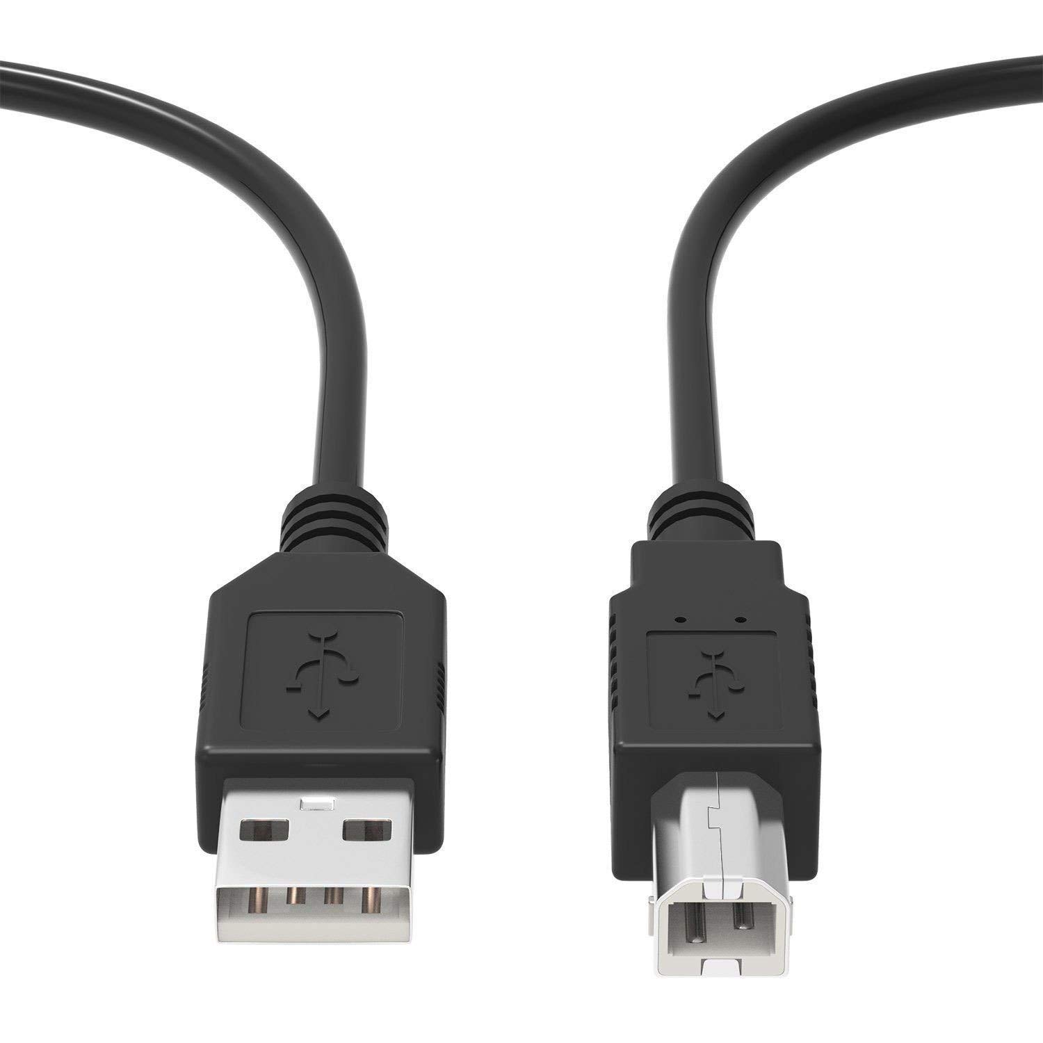 6ft USB Cable for Numark NS6/NS7 DJ Controller - PC/Laptop Replacement Cord for DJ Mixing