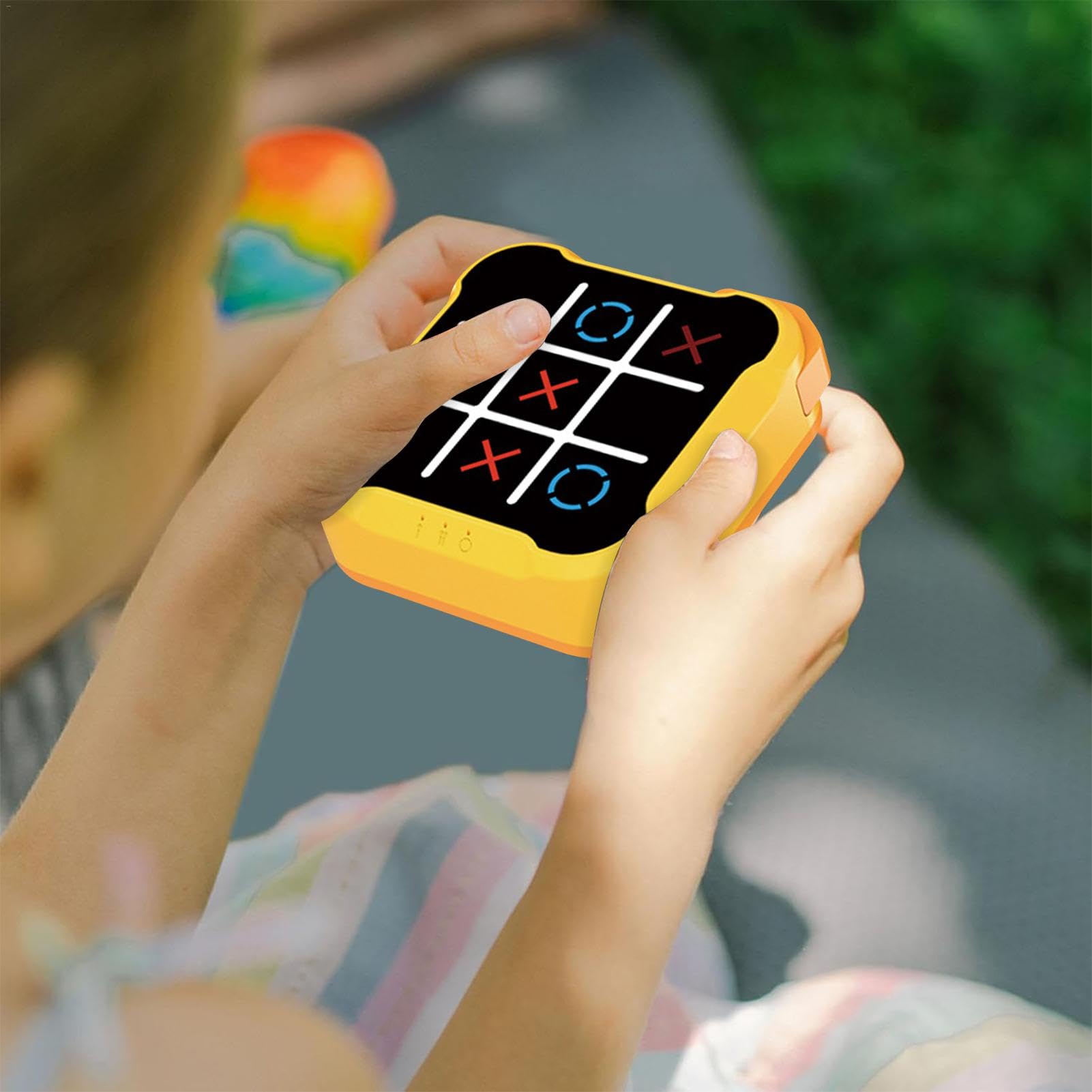 Electronic Tic Tac Toe Game - Classic Digital Strategy Board Game for Kids & Adults | Portable Travel Puzzle Toy for Family Fun, Parties & Road Trips | Interactive Electronic Morpion Game for Office, Home & Outdoor Play