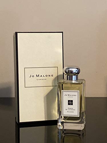 Jo Malone Amber & Lavender Cologne 100ml/3.4 Fl oz - Luxury Unisex Perfume for Men & Women - Perfect for Date Night, Special Occasions & Everyday Wear