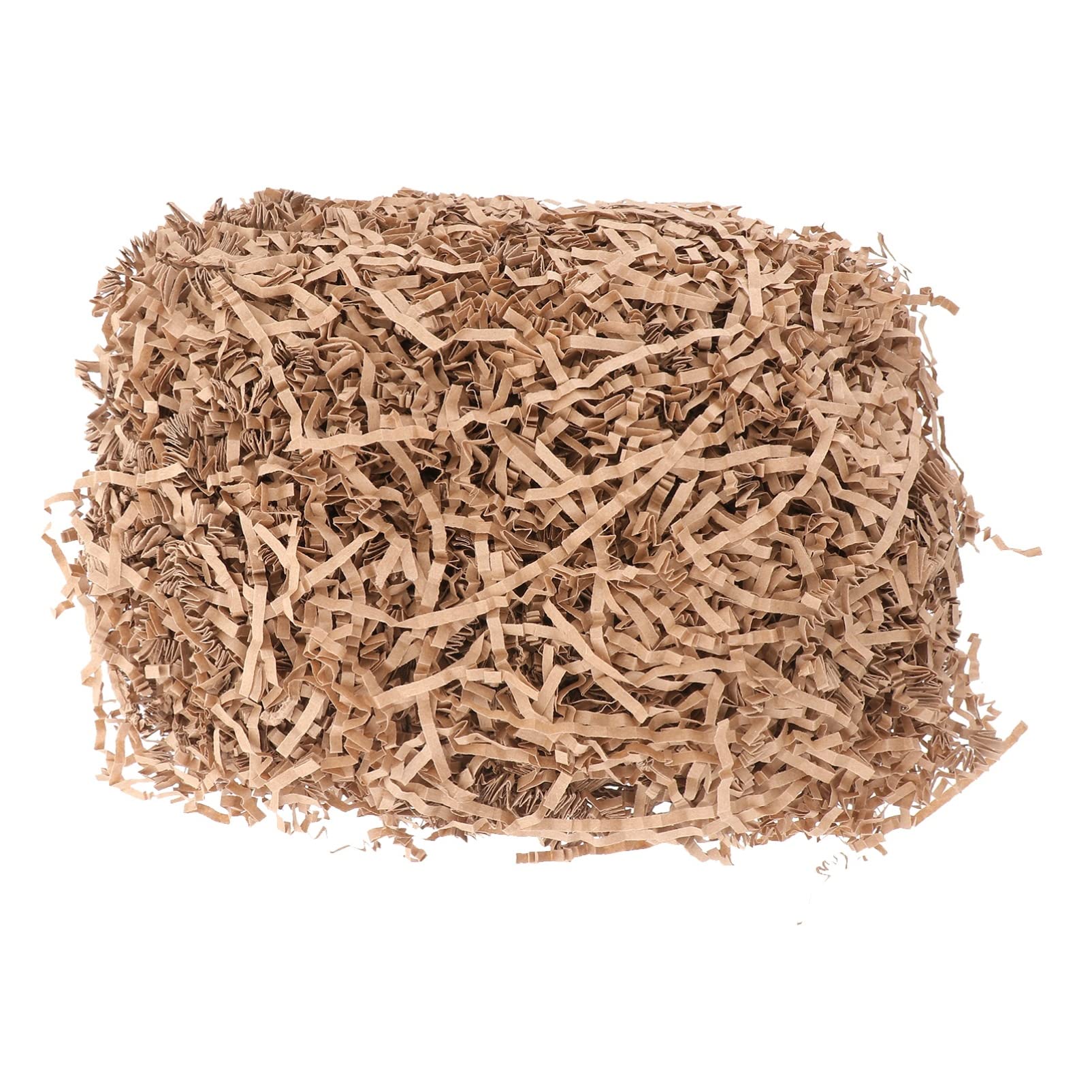 Premium Sewroro Crinkle Cut Paper Shred - 100g Light Coffee Gift Basket Filler | Eco-Friendly Wrapping & Packaging Confetti for Parties, Weddings, Baby Showers & DIY Crafts