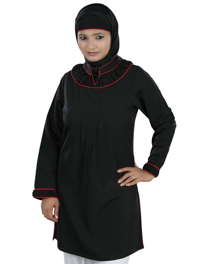 Zarifah Women's Stylish Tunic Top - Comfortable & Fashionable Casual Wear for Everyday Outfits, Work, and Special Occasions