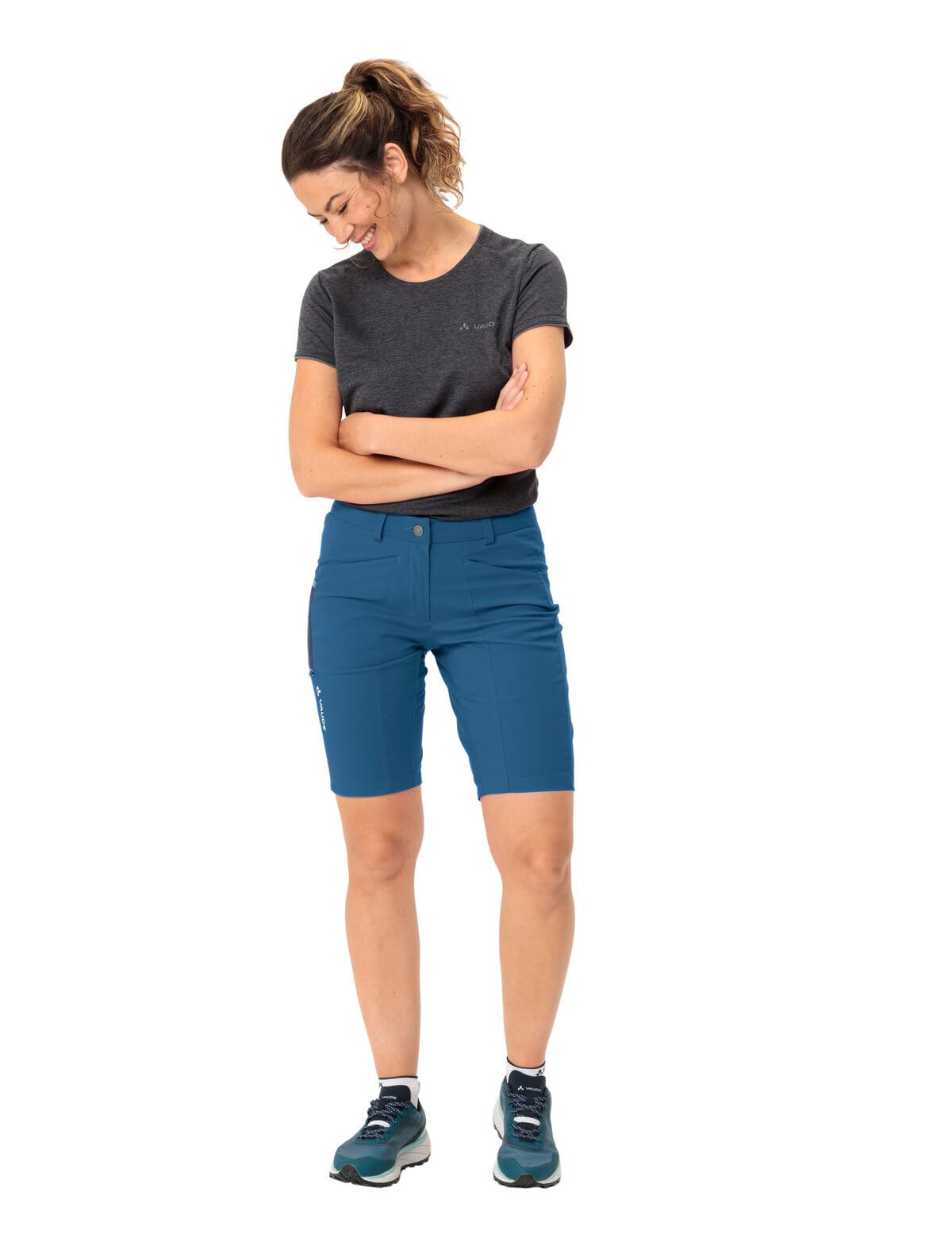 VAUDE Women's Elope Bermuda Shorts - Comfortable Hiking & Travel Shorts for Outdoor Adventures