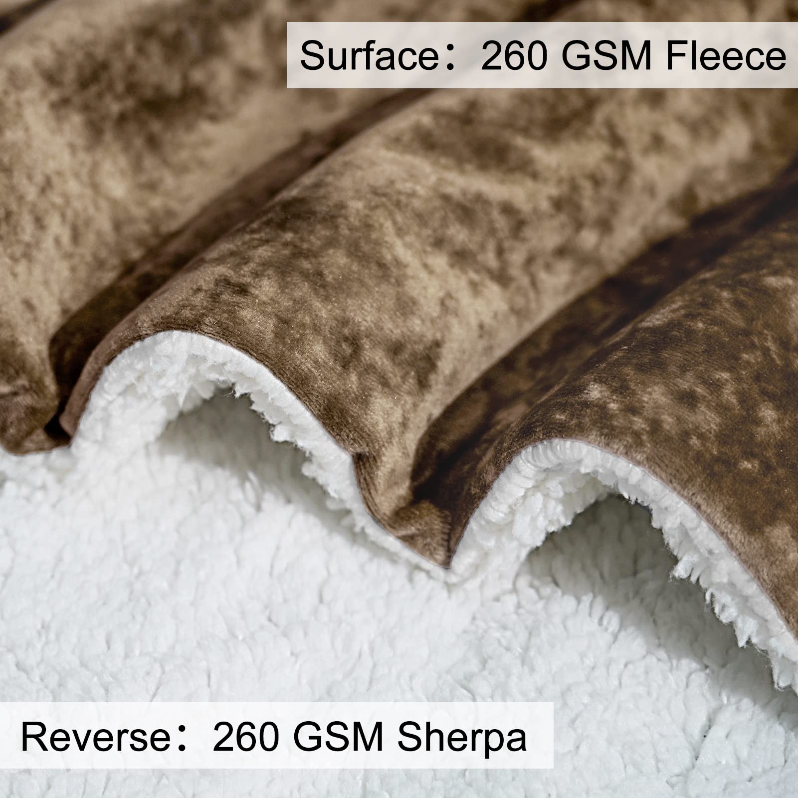 Premium Sherpa Fleece Blanket King Size 108