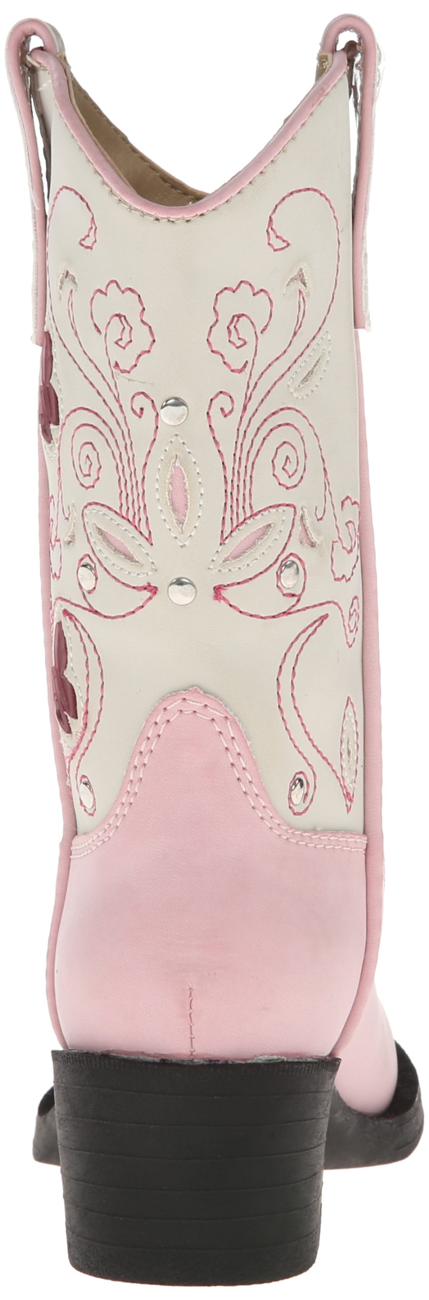 Roper Light Up Butterfly Western Boots for Toddler & Little Kid - Sparkling LED Cowgirl Boots for Girls, Perfect for Parties, Dress-Up & Playtime