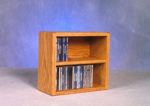 Unfinished Wooden CD Storage Cabinet - The Wood Shed 203-1 - Perfect for Organizing Music Collections in Living Rooms, Offices & Home Libraries