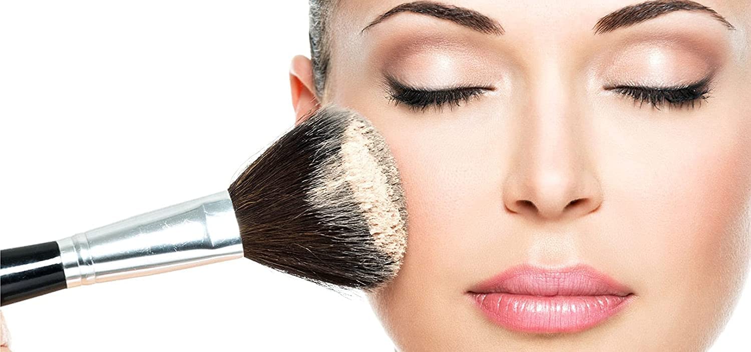 SIRF TUM 7 FiiME POWDER Pore-less Oil Control Compact Powder - Matte Finish Face Powder for All Day Wear - Waterproof Loose Powder with Highlighter & Contour Stick - Perfect for Oily Skin & Makeup Touch-Ups (Cream Highlighter) - Ideal for Daily Use, Special Occasions & Photo Shoots