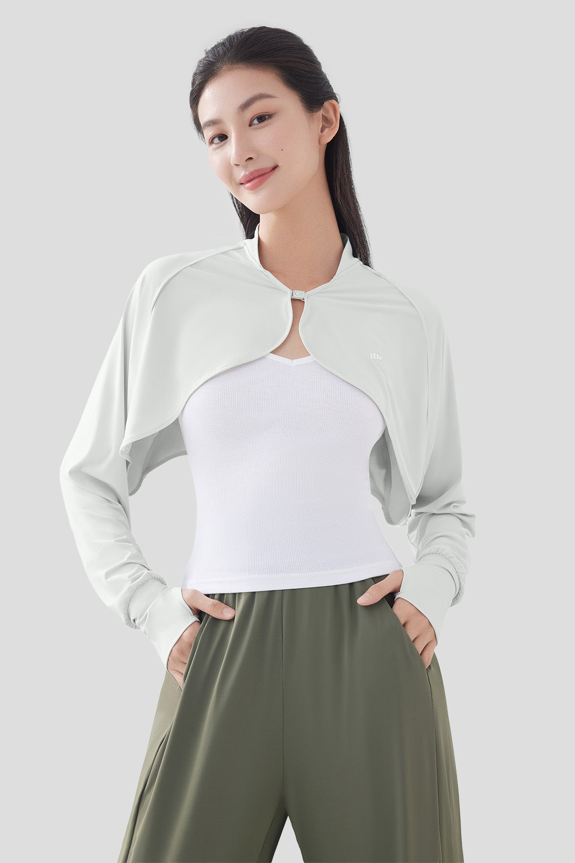 IceFlexy Women's UPF50+ Sun Protection Shrug - Lightweight Cover-Up for Beach, Pool & Outdoor Activities
