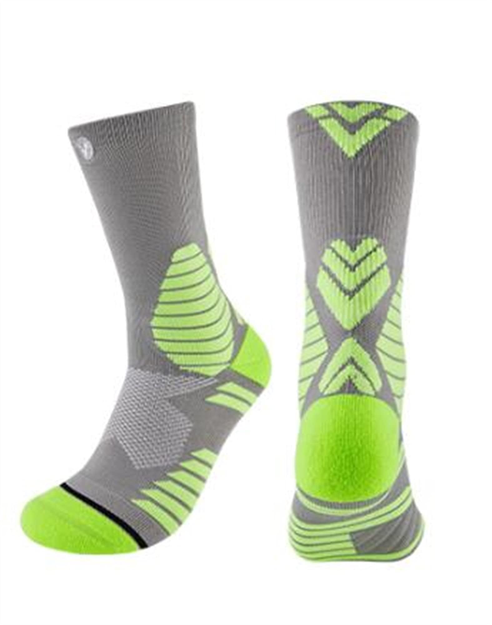 Breathable Anti-Slip Sports Socks for Running, Cycling, Hiking & Basketball - Silicone Grip Compression Stockings for Men & Women - Perfect for Gym Workouts, Outdoor Activities & Athletic Performance