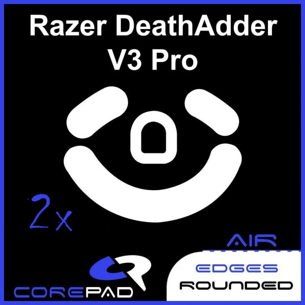 Corepad Skatez AIR Mouse Feet for Razer Deathadder V3 Pro - Ultra Smooth Gliding Gaming Mouse Skates - Perfect for FPS, MOBA, and Competitive Esports Gaming