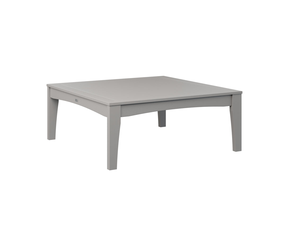 Berlin Gardens Classic Terrace Square Coffee Table - Outdoor Patio Furniture for Garden, Deck, Poolside & Backyard Relaxation