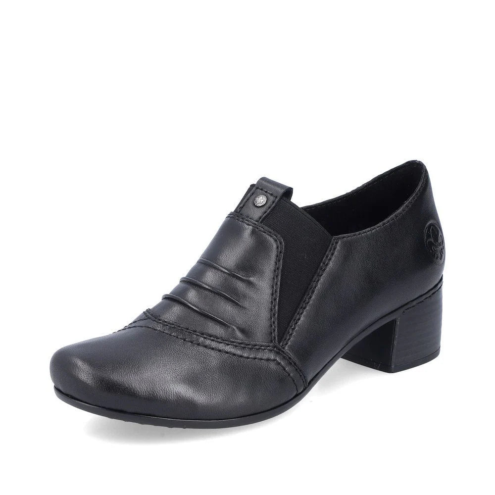 Rieker 41657 Women's Black Comfort Shoes - Stylish & Lightweight for Work, Walking & Everyday Wear