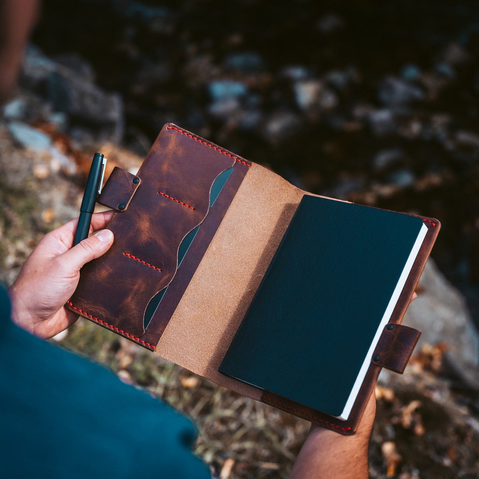 Premium Leather Leuchtturm1917 A5 Notebook Cover - Handmade Genuine Leather Journal Cover for Bullet Journaling, Note Taking & Daily Planning - Perfect Gift for Writers & Professionals