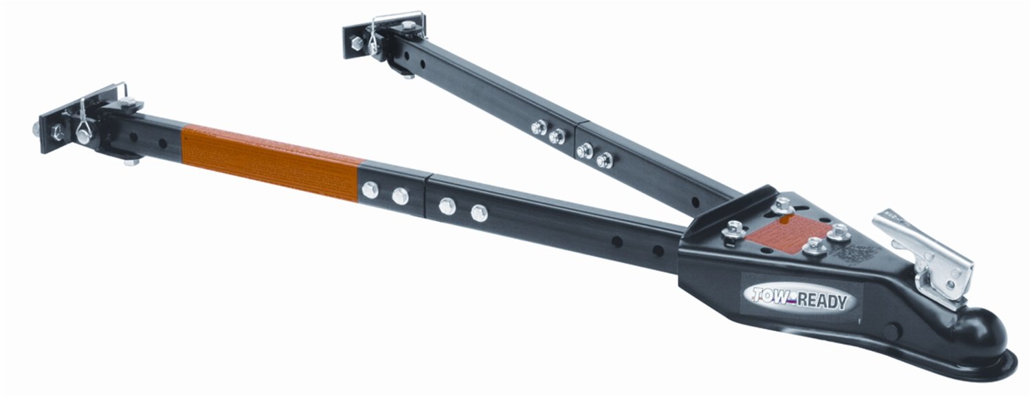 Adjustable Tow Bar with Bolt - Heavy Duty Towing Accessory for Cars, Trucks & SUVs - Perfect for Road Trips, Camping & Emergency Towing