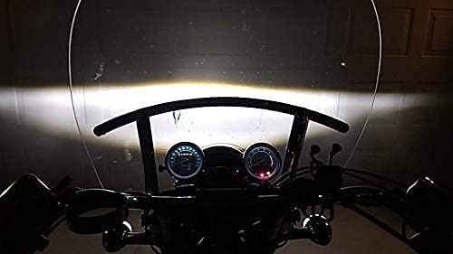 Valkyrie LED Headlight Black - Plug and Play Daymaker Replacement - No Bracket Required - Compatible with Honda Valkyrie Rune Motorcycle - High Visibility for Night Riding & Commuting
