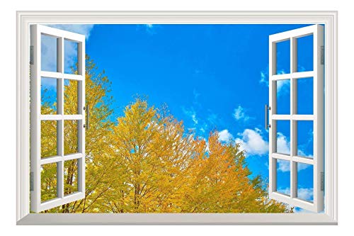 Yellow Pine Tree Clear Sky