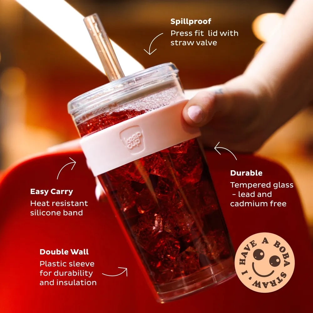 Pashmak Pink Cold Cup Longplay - Insulated Stainless Steel Tumbler for Hot & Cold Drinks - Perfect for Coffee, Tea, Iced Beverages at Home, Office or Travel