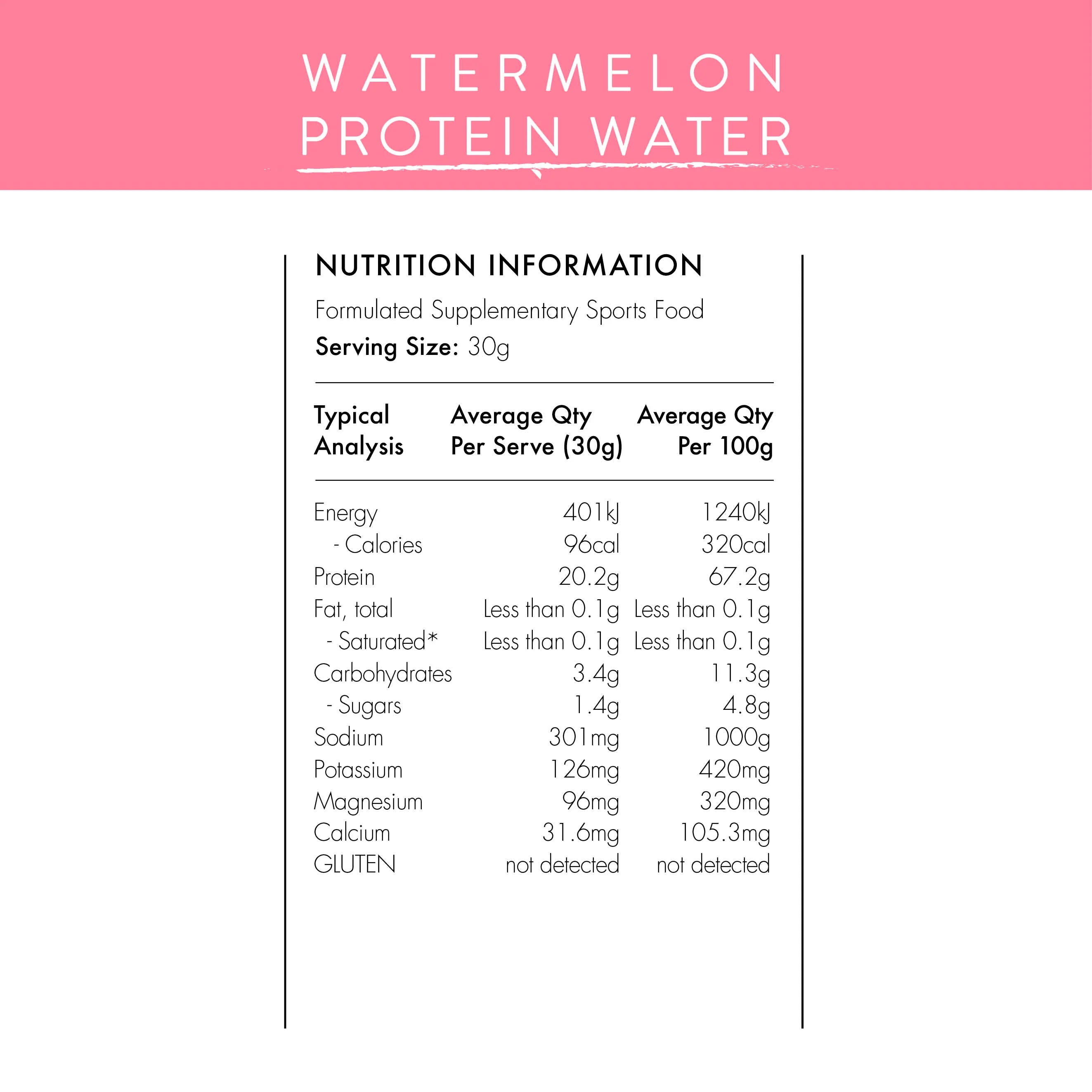Refreshing Protein Water - Watermelon Flavor | Hydrating Post-Workout Drink for Fitness & Recovery | Ideal for Gym, Running & Active Lifestyle