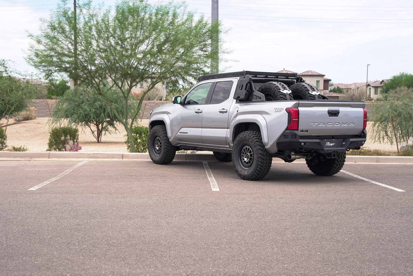 Rago Fabrication Heavy-Duty Rear Bumper for 2024-2025 Toyota Tacoma TRD Off-Road | Durable Steel Construction for Enhanced Protection | Perfect for Off-Roading, Overlanding & Truck Customization