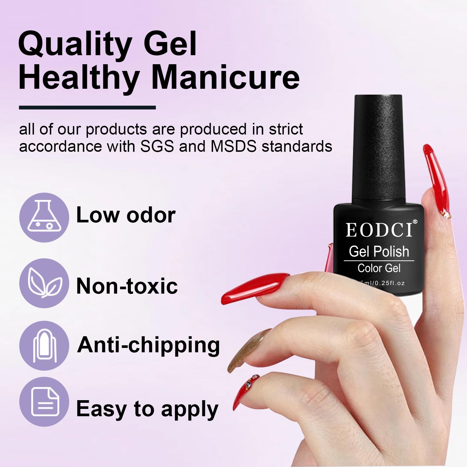 103 Colors Gel Nail Polish Set - Long Lasting Soak Off UV LED Nail Art Kit with Base Coat, Glossy & Matte Top Coat for Salon & Home Manicure | Perfect for Nail Art Designs, DIY Nails & Professional Use
