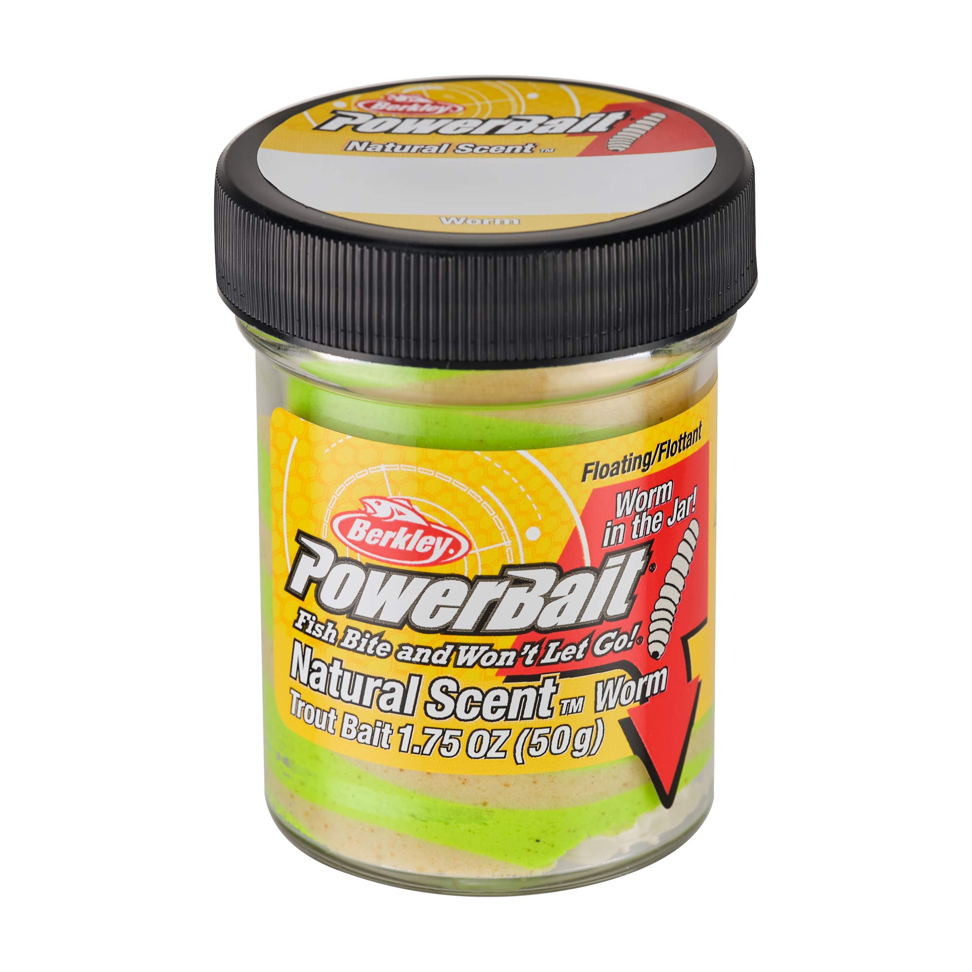Berkley PowerBait Trout Dough Fishing Bait - Tequila Lime Scent, 1.8 oz - Perfect for Freshwater Trout Fishing in Rivers and Lakes