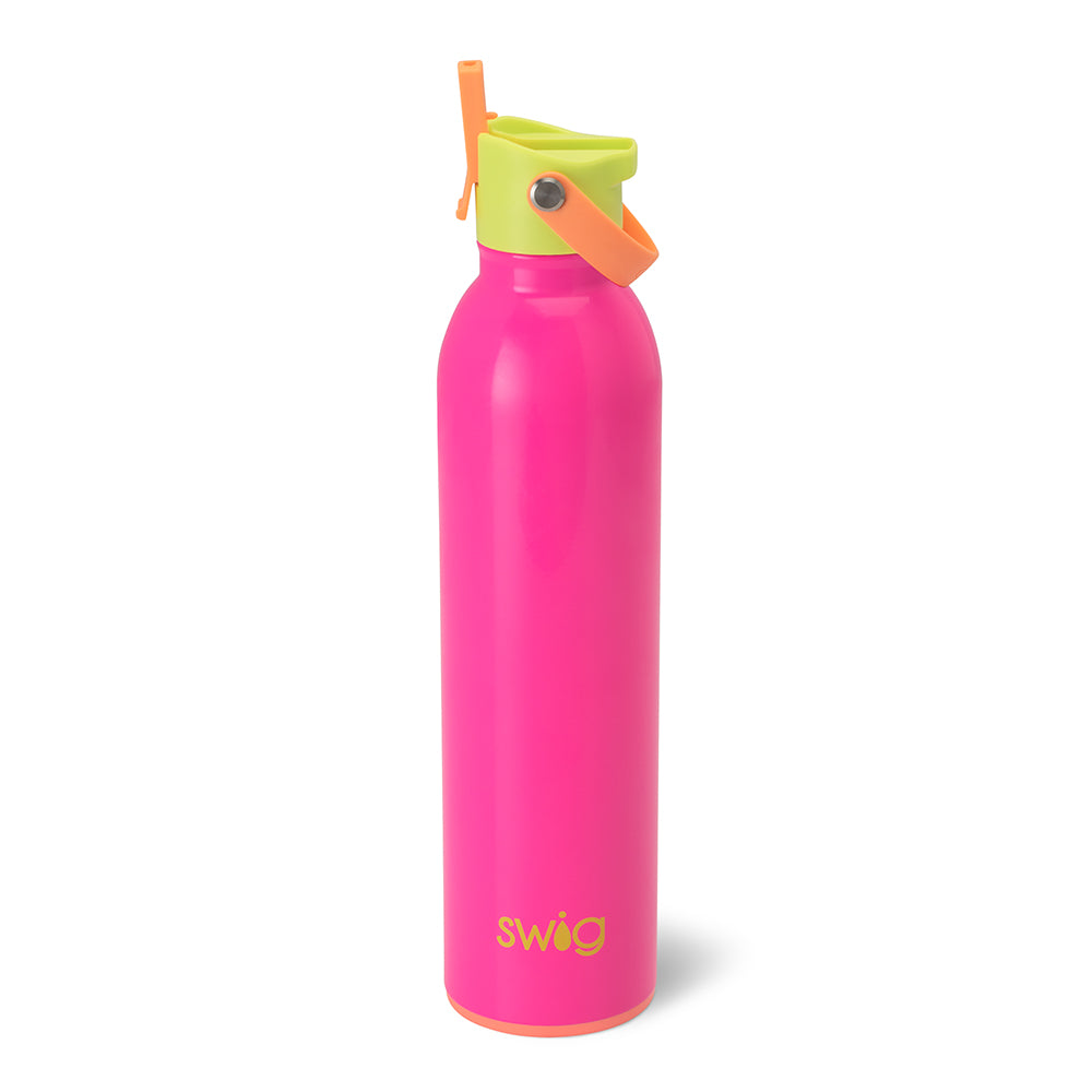 Tutti Frutti 26oz Flip & Sip Water Bottle - Leak Proof BPA Free Sports Drink Bottle for Gym, Hiking, and Outdoor Activities
