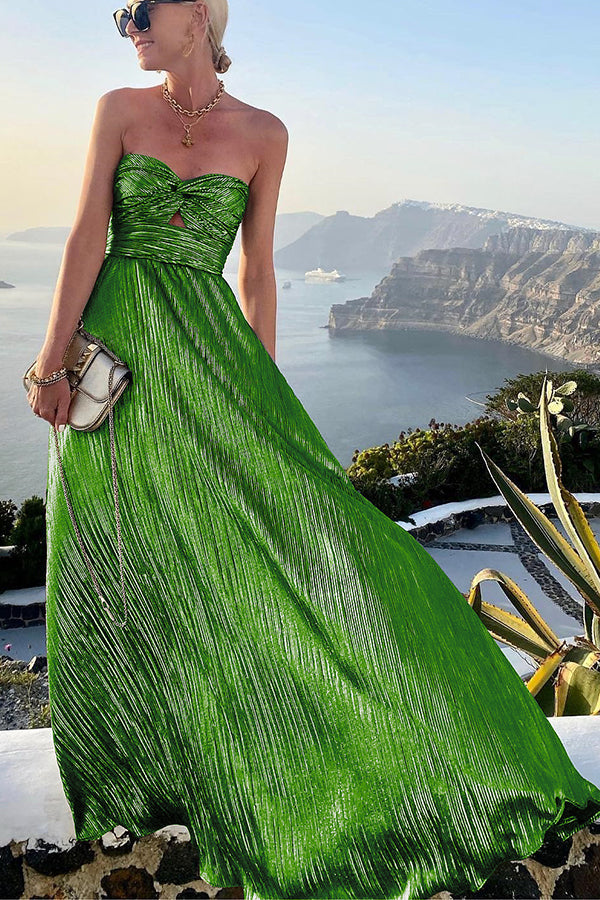 Elegant Shimmer Off-Shoulder Maxi Dress for Women | Flowy Summer Evening Gown | Perfect for Beach Weddings, Date Nights & Special Occasions