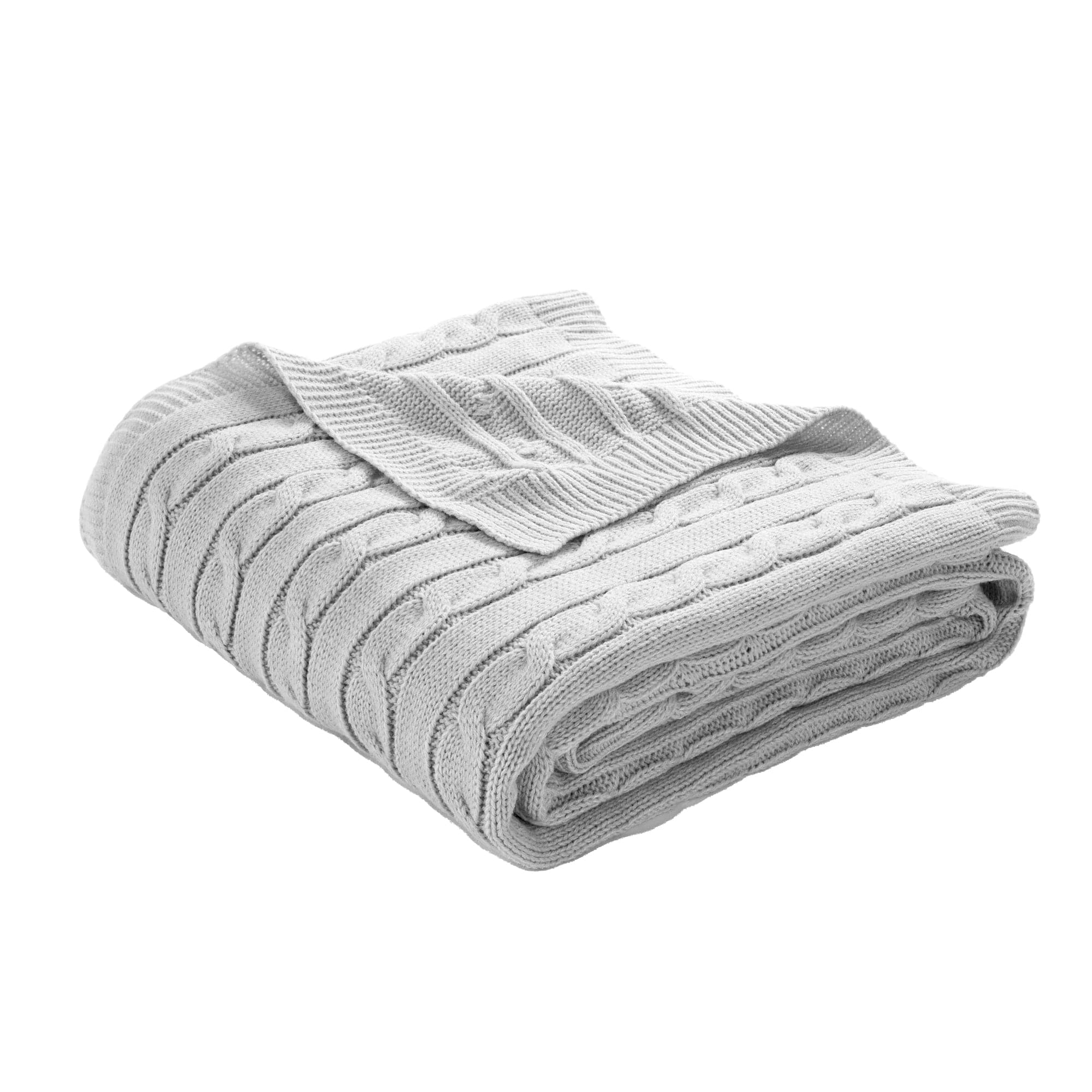 Soft Knitted Cable Throw Blanket - Cozy & Warm for Bed, Couch, and Home Decor - Perfect for Winter, Gifts, and Relaxation