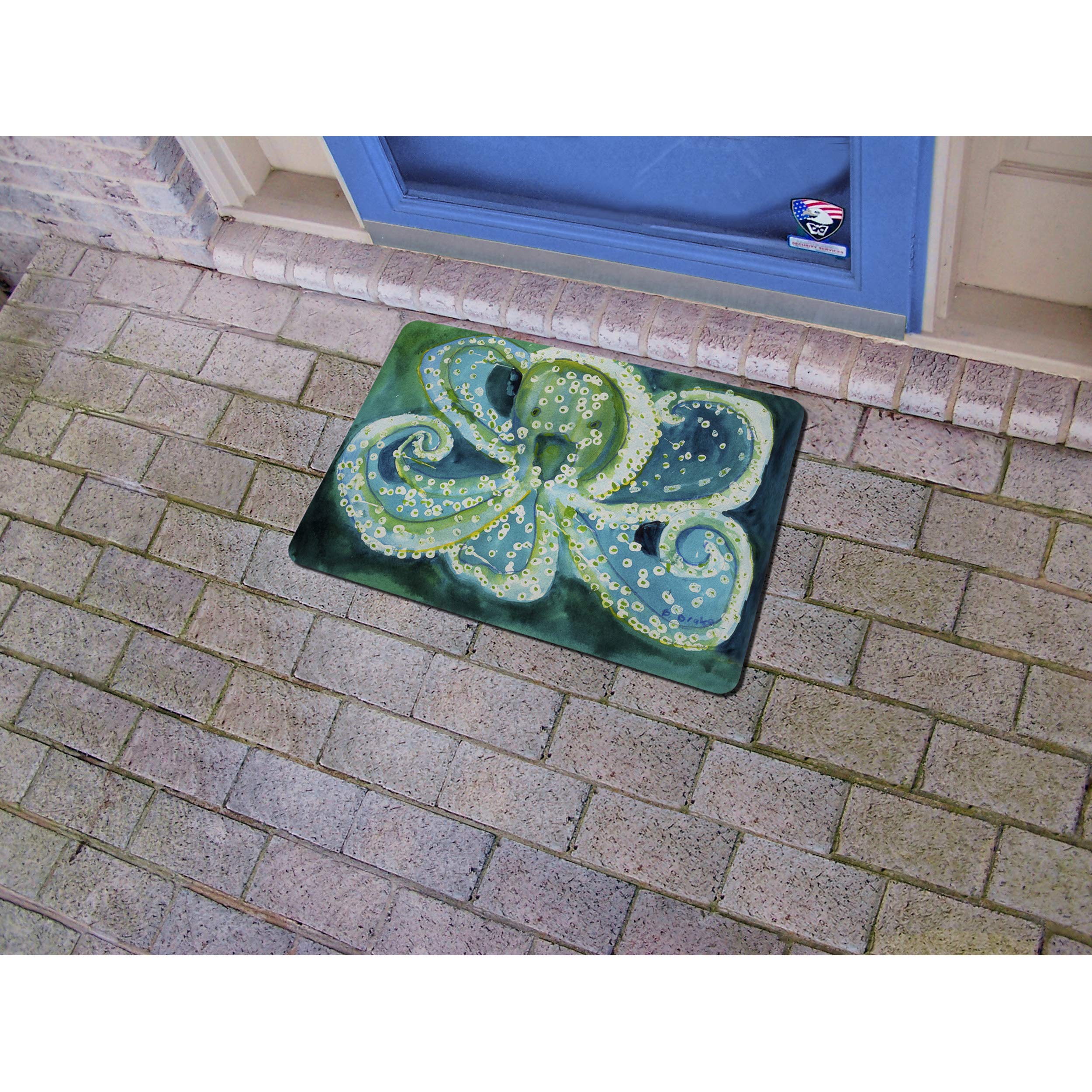 Betsy Drake DM900 Coastal Octopus Non-Slip Door Mat 18